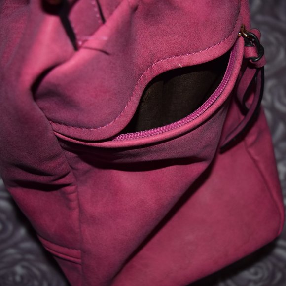 Pink Faux Leather Purse - Picture 4 of 14